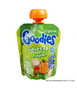 Organix Goodies squeezy pear & pumpkin  90g